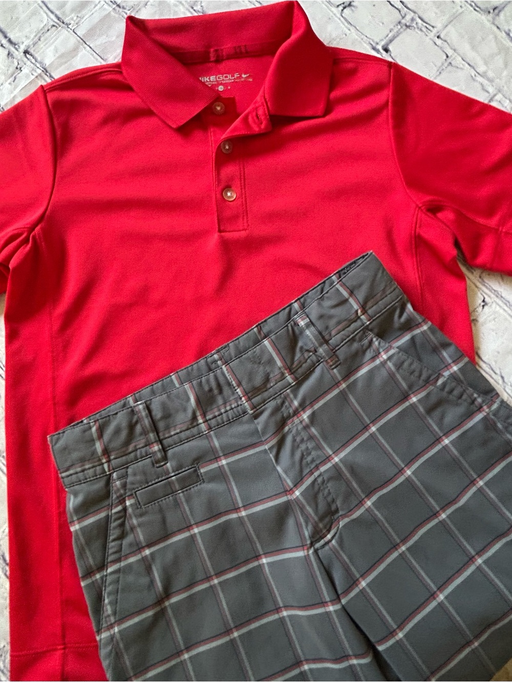 NIKE Dri-fit boys size small golf set